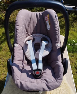 Maxi Cosi 0- 13 kg universal pebble gebraucht gereinigt sauber braun intakt - Bild 1 von 14