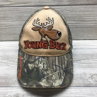 Gorra de Caza Juvenil Bajo Tiendas Profesionales Talla Young Buck Gorra Camuflada Ajustable Snapback Foto 1 de 4