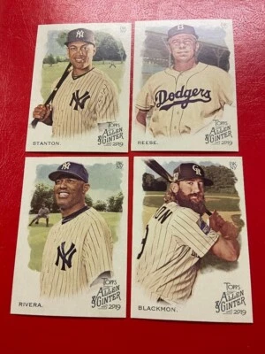 Lot of 12 2019 ALLEN GINTER . MIXED LOT. Ripken, Lasorda, Pee Wee Reese. (.0353) - Image 1 of 4
