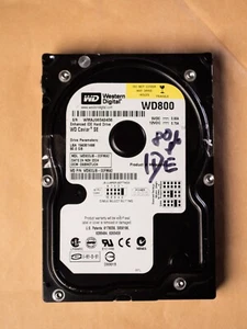 WD800 80GB IDE HDD 40-PIN 3.5" - Afbeelding 1 van 8