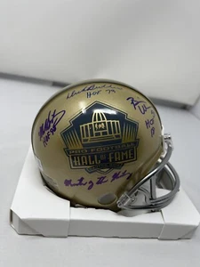 Butkus Singletary Urlacher Signed Monsters Of The Midway Mini Helmet Beckett COA - Picture 1 of 8