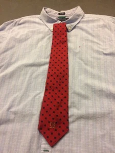 Tommy Hilfiger Krawatte 100% Seide Karomuster - Bild 1 von 6