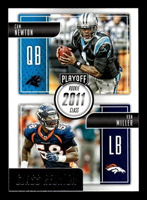 Cam Newton Von Miller 2016 Panini Playoff Class Reunion - Image 1 of 2