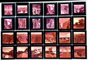 Posten Dia Vintage Dias 2x2 Colorado Idaho Springs Royal Gorge Estes Village etc. - Bild 1 von 6