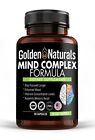 Golden Naturals Mind Complex Formula for Improve Concentration Levels, 60 ct