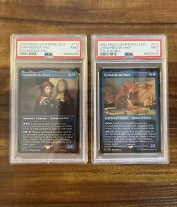 MTG✨Leonardo da Vinci FOIL Set✨ACR-Assassin’s Creed PSA 9 MINT 2024 MYTHIC RARES - Picture 1 of 18
