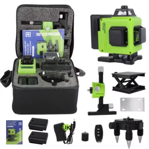 2025 4D 16 Lines Laser Level 360° Green Auto Self Leveling Rotary Cross Measure - Picture 1 of 12