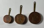 Exonnumia  Minature Pot Set (#18559) 3 different sizes. Made with French WW1