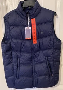 CREW CLOTHING CO. Mens Lightweight Gilet (blue)size M - Picture 1 of 3