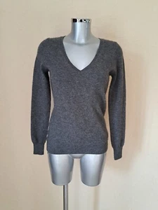 Massimo Dutti - Grey Sweater - Size M / 38fr - 100% Cashmere - Perfect Condition - Picture 1 of 6