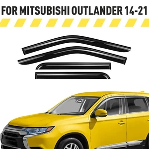 Rain Guards Vent Visors Shade for 2014-2021 Mitsubishi Outlander - Picture 1 of 9