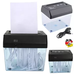 Aktenvernichter Shredder Papierschredder USB Elektrischer Schredder Brieföffner - Bild 1 von 12