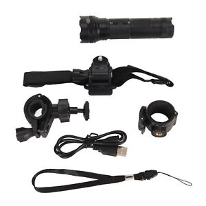 LED Flashlight Camera 1080P IP66 Waterproof 5 Lighting Modes Flashlight Vide GF0