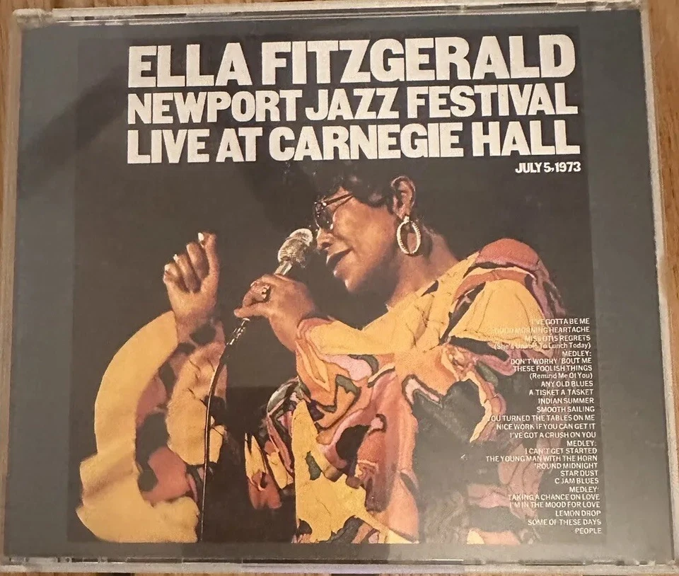 Ella Fitzgerald ‘Newport Jazz Festival Live At Carnegie Hall’ 2CD NM Cond — 第 1/4 张图片