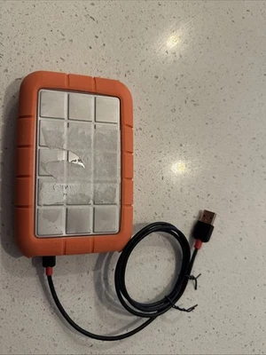 LaCie RUG  FWSA 160GB rugged portable drive HDD FireWire - Image 1 of 3