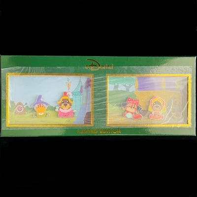 WDI LE 400 Robin Hood John Disguises Adorbs Caja Set D23 Expo MOG Disney Pin 2024 Foto 1 de 3