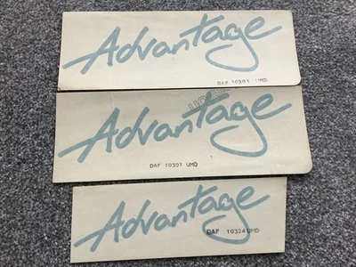 NUEVAS pegatinas/calcomanías genuinas Austin Rover Metro Advantage edición especial - Imagen 1 de 3