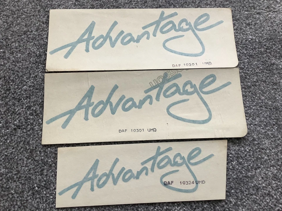 NUEVAS pegatinas/calcomanías genuinas Austin Rover Metro Advantage edición especial - Imagen 1 de 3