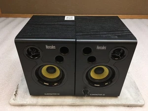 Hercules DJMonitor 32 coppia altoparlanti monitor DJ da studio neri - testati - Foto 1 di 8