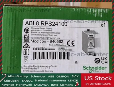 New Schneider ABL8 RPS24100 Power ABL8RPS24100 in Box - Image 1 of 2