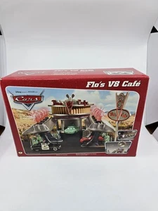 Disney Pixar Cars Flo's V8 Cafe Playset Mattel Radiator Springs In Box Works H/M - Picture 1 of 20