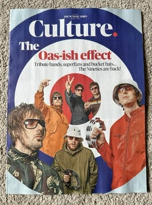 THE SUNDAY TIMES CULTURE MAG 13th April 2025 13/4/25 Oas-ish Effect 90’s Return - Image 1 of 2