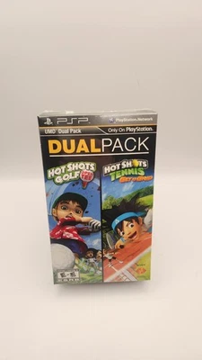 Sony PSP Dual Pack Hot Shots Golf Open Tee + TENNIS: Get a Grip NEW SEALED! - Image 1 of 4