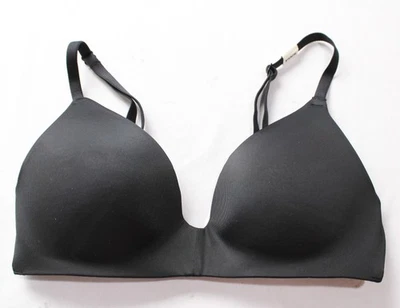 Victoria's Secret розовый женщин пуш-ап беспроводной бюстгальтер AC2 черный размер 32C новый с Ярлыками  - Изображение 1 из 3