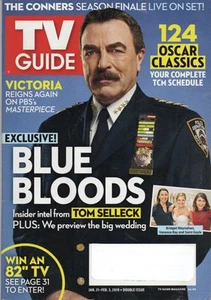 TV GUIDE Magazine January 21 2019 Tom Selleck Blue Bloods Outlander The Conners - Picture 1 of 3