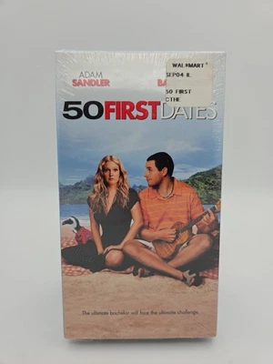 50 First Dates (VHS, 2004) Adam Sandler & Drew Barrymore Comedy New & Sealed - Image 1 of 4