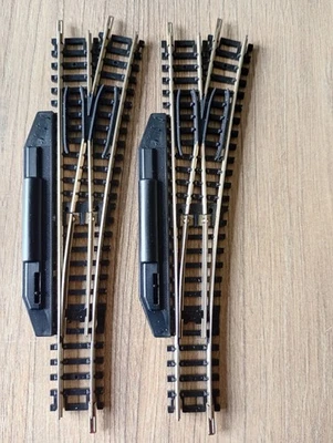 Pair Of Roco N Gauge Manual Right Point's. Nickel Silver  - Image 1 of 3
