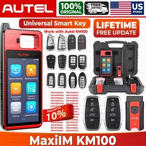 Autel MaxiIM KM100X KM100E Auto VIN IMMO Key Programming Diagnostic Scanner Tool - Picture 1 of 19