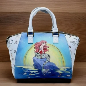 🔥Loungefly Disney The Little Mermaid Ariel Moon Satchel Bag Satchel Purse NEW - Picture 1 of 3