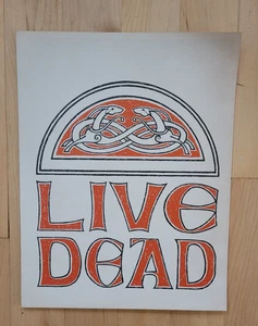 GRATEFUL DEAD Live Dead LP Insert 1969 St. Stephen Dark Star The Eleven Lyrics - Bild 1 von 5