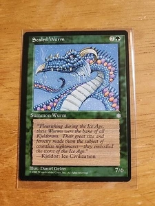 Scaled Wurm - Ice Age - MTG Magic - Common - Green Creature - Picture 1 of 1