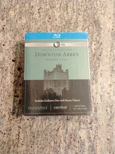 Masterpiece: Downton Abbey Seasons 1, 2 & 3 Deluxe Limited UK Edition Blu-Ray - Picture 1 of 6