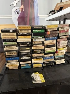 Vintage 8-Spur Tonband Konvolut 29+ Kassetten gemischt Künstler & Genres 60er, 70er, 80er UNGETESTET - Bild 1 von 6