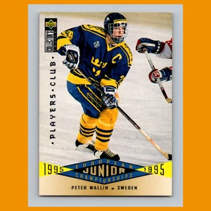 Peter Wallin Novato #354 1995-96 Elección de Coleccionistas Club de Jugadores Suecia Hockey - Imagen 1 de 3