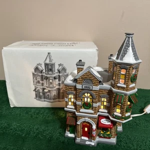 Dept 56 Original Snow Village “Jack’s Corner Barber Shop” #54062 w/Light & Box - Picture 1 of 7