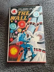 Vintage 90s book E C Tubb Sci Fi the wall Gryphon Books First Edition USA - Picture 1 of 8