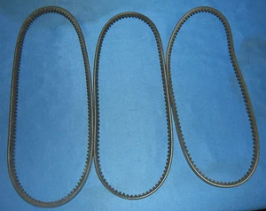 JAGUAR POWER STEERING & ALTERNATOR BELT KIT FIT V12 E-TYPE C34443 X 2 C32752 X1 - Picture 1 of 1