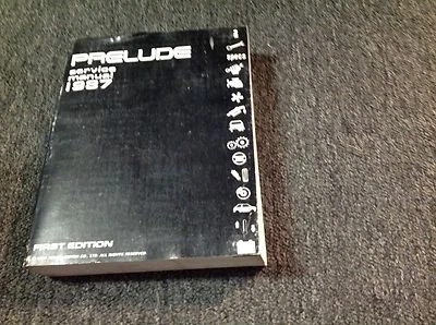 Manual De Reparación OEM De Taller De Servicio HONDA PRELUDE 1987 - Imagen 1 de 4
