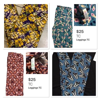 LULAROE TC LEGGINGS NWTS Pack Of 4 Multi Lot Unicorns - Image 1 of 4