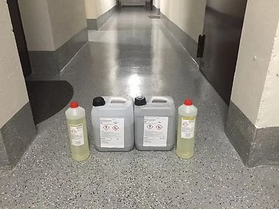 OTTO-ONLINE-HANDEL Bodenbeschichtung Bodenfarbe Beschichtung 2K Bodenversieg. ca. 50m² RAL7035