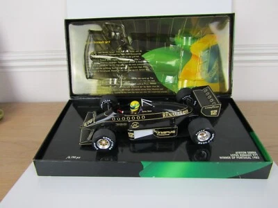 1985 F1 LOTUS RENAULT 97T AYRTON SENNA WINNER PORTUGAL 1/18 MINICHAMPS 540851892 - Image 1 of 4