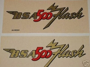 BSA 500 Flash decal set vinyl decals motorcycle - Picture 1 of 1