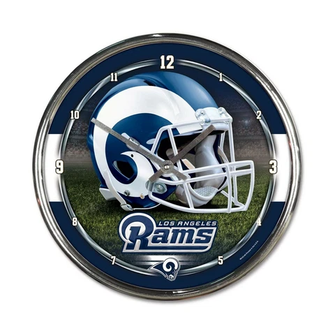 NFL Los Angeles Rams Chrome Clock Cover