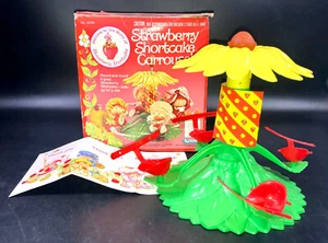 Carrusel de girasol vintage Strawberry Shortcake Merry Go Round con caja ~ Kenner - Imagen 1 de 13