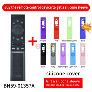New BN59-01357A For Samsung Solar Cell Voice TV Remote QE43LS03AAU With Cover - Picture 1 of 10