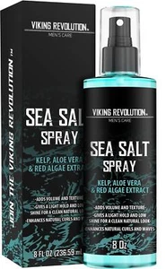 Sea Salt Spray for Hair Men Hair Texturizing Spray with Kelp Aloe Vera & Red - Picture 1 of 6